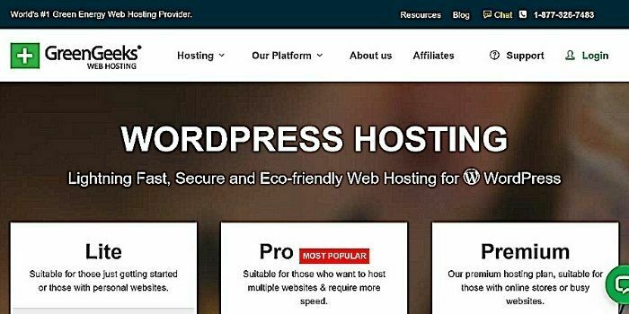 Greengeeks one the best hosting options for WordPress with eco-friendly approach