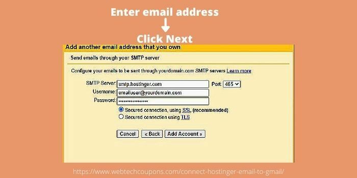 How To Connect Hostinger Custom Email To Gmail