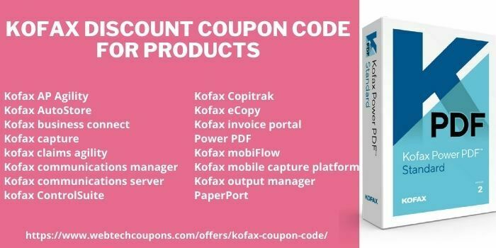 kofax discount coupon code