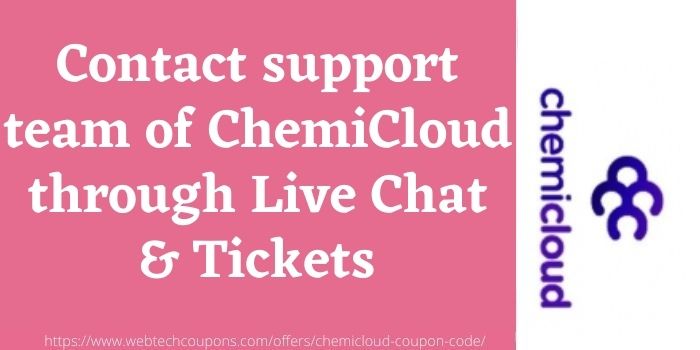ChemiCloud customer support