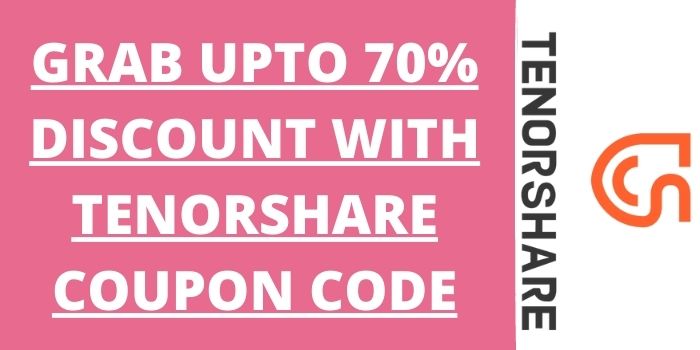 Tenorshare Coupon Code - Upto 70% Off