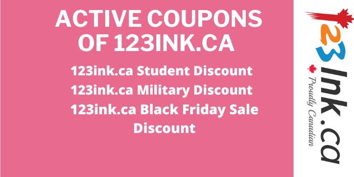 Active Coupons of 123ink.ca