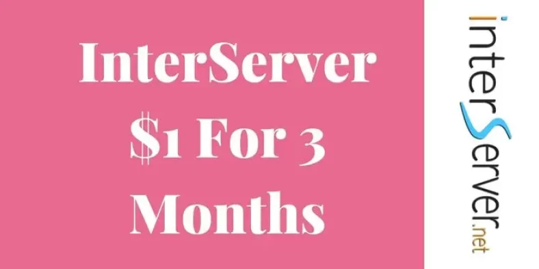 InterServer $1 For 3 Months at 90% Off